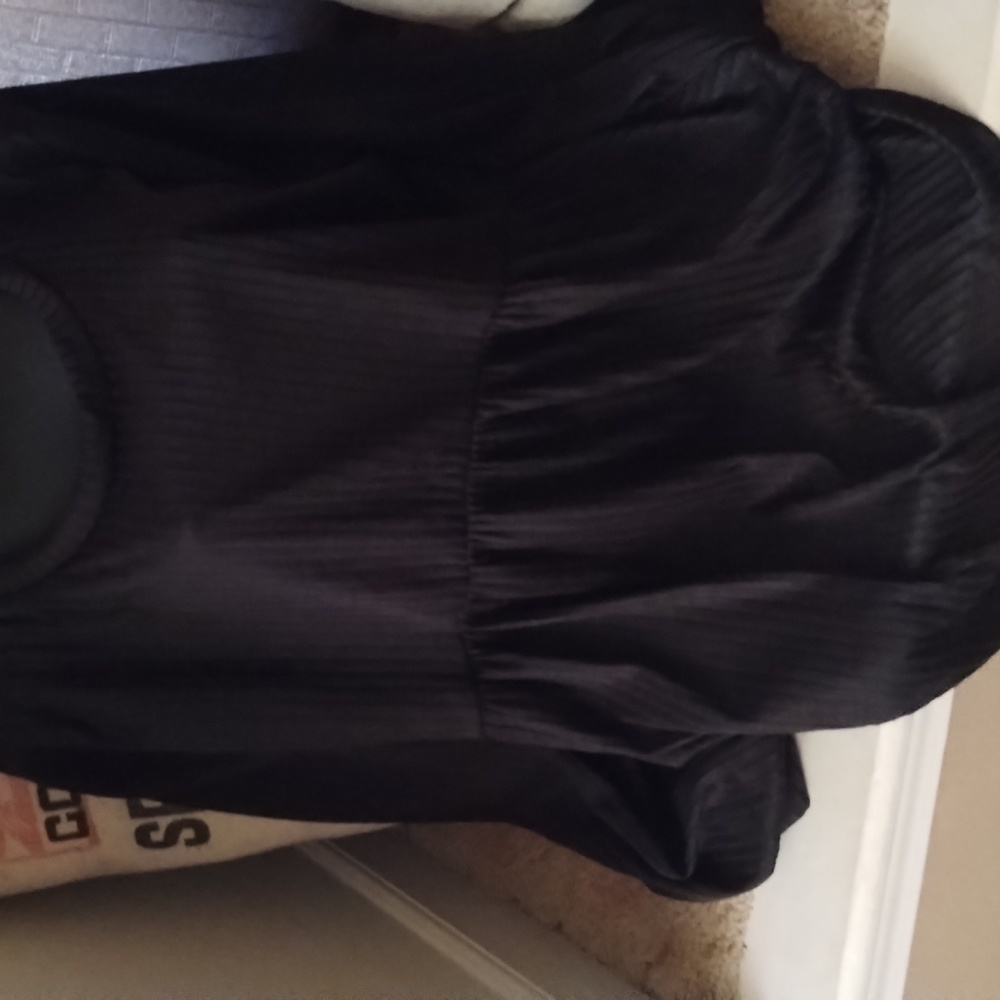 Black sheer babydoll top